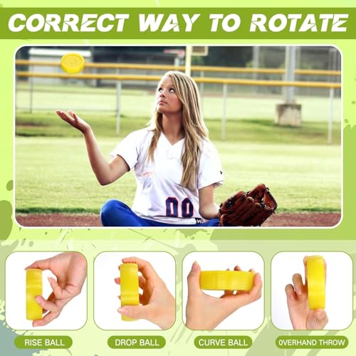 Softball Spinner for Pitching Practice 12 Inch Training Aid - Hollowfly