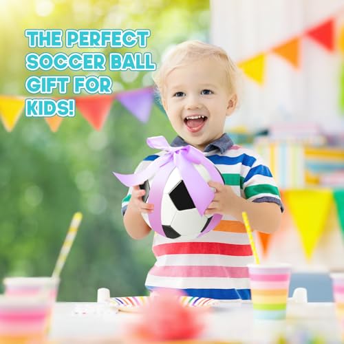 U&C Planet Soccer Ball Size 2 B/W Classic for Toddler Kids & Youth 3-12 Variation of THIS listing