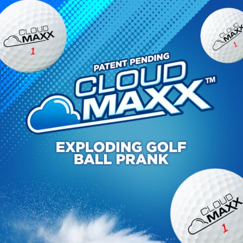 Exploding Golf Balls 3 Pack - Hilarious Cloud Impact Prank Balls
