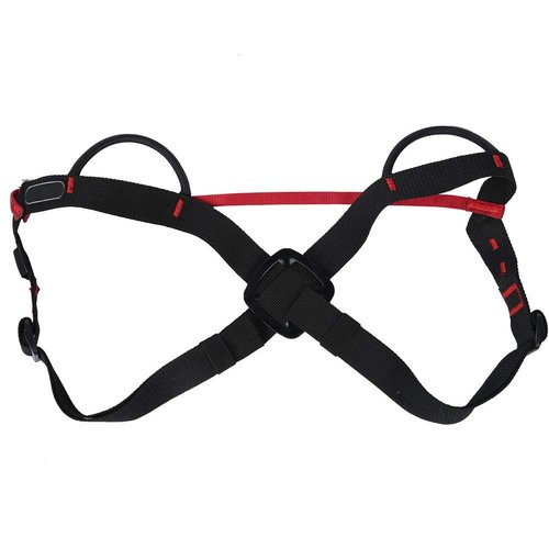 RiToEasysports Chest Shoulder Strap, Outdoor Adjustable Safety Shoulder Strap for Climbing Harness Equipment