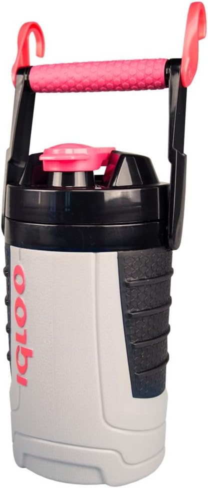 Igloo Proformance 1 Quart Water Jug, Black/Pink
