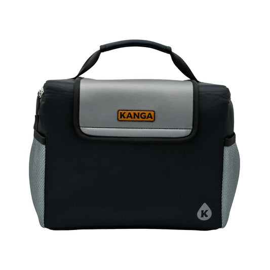 anga Softside Cooler Insulated Lunch Box - 4 Layer Insulation Drink Cooler for Food, Snacks, Can Beer and Seltzers - Leak Proof and Durability Tested - Kanga Brew Box (Midnight)