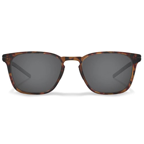 ROKA Rory Ultra-Lightweight Rectangular Frame Sunglasses - Gold Tortoise Frame - Dark Carbon Polarized Lens