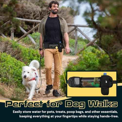 Fitizen Fanny Pack - 3 Pockets - Up To 40 in" Waist - Slim Walking Belt For Men & Women Hiking Cycling Workouts Walking & Travel - Reflective Pocket & Phone Holder for the Fit Citizen By Fitnation