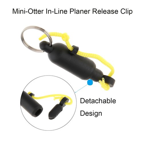 6Pcs Planer Release Clips Heavy Tension Snap Release Clip Mini-Otter Planer Release for Off Shore Fishing
