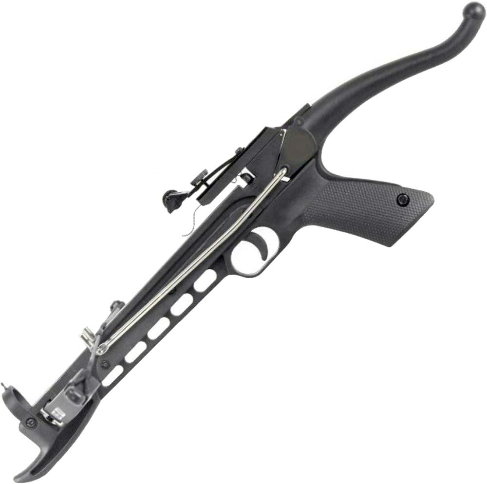 80 Lbs Self-Cocking Crossbow with Adjustable Sight & 27 Aluminum Arrow Bolts