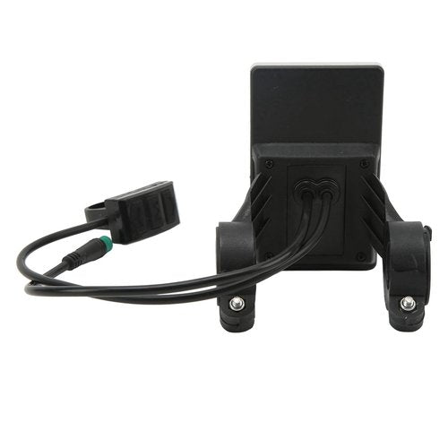 LCD Display E Bike Speedometer Bike Odometer 5 Pin 24V 36V 48V 60V Electric Scooter Control Panel Electric LCD Display Meter, for 22.2mm/0.9in Handlebars Accessories