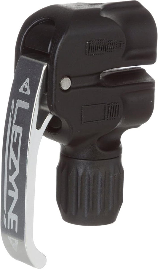 LEZYNE Dual Valve Alternative Bicycle Pump Head, Presta, Schrader, and Dunlop Compatible, for High-Pressure Tire Floor Pumps