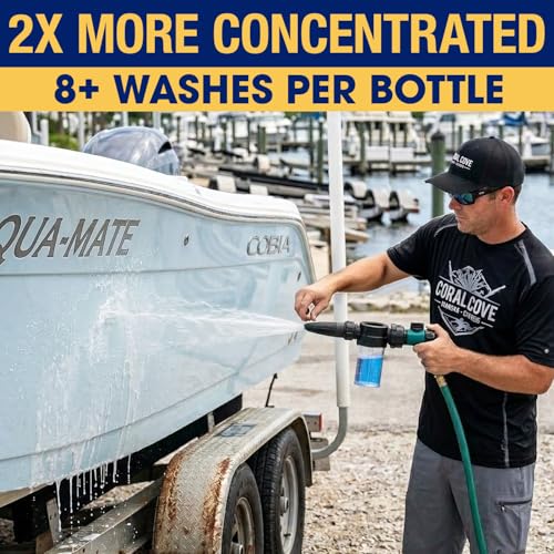 Salt Remover Kit for Boats and Vehicles - 32oz Concentrated Salt Dissolver