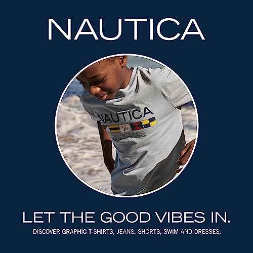 Nautica Boys' Swim Trunk with UPF 50+ Sun Protection