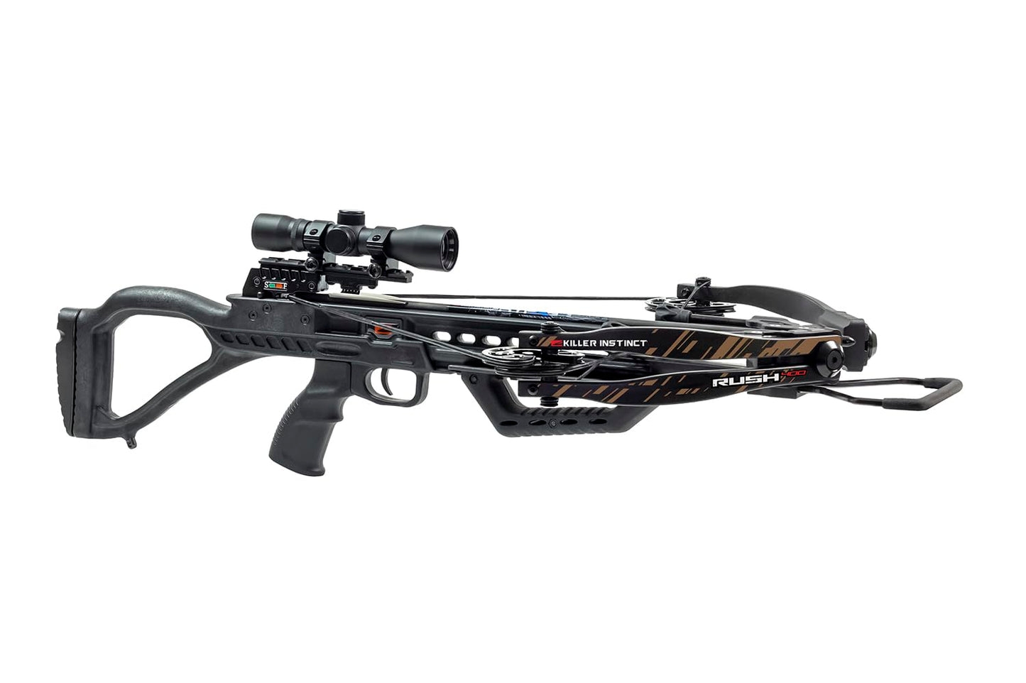 Killer Instinct Rush 400 Crossbow PRO Package with Crank Cocker. 400 FPS Ready to Hunt Crossbow Package