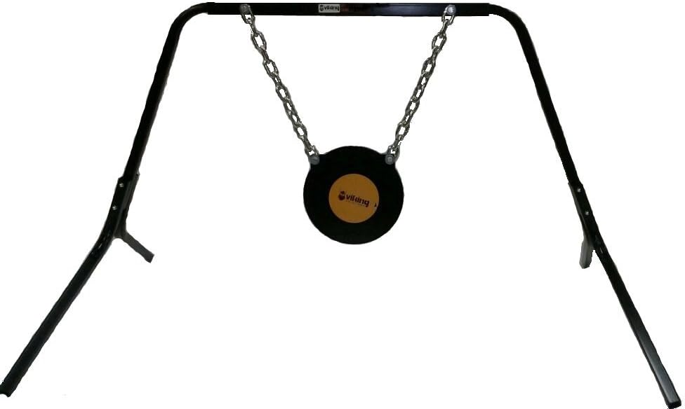 VIKING Solutions Complete Gong Target System - Durable Easy to Set Up Shooting Gear - Proof Chain and Hardware Included