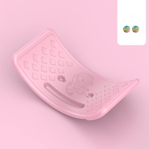 Balance Seesaw Board, Plastic for Kids Toddlers Teens Balance Training Board with Elastic Ball ()