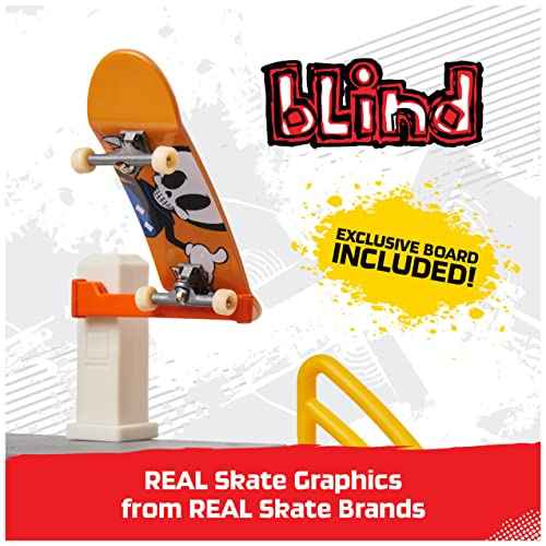 Tech Deck, Sk8 Garage X-Connect Park Creator, Customizable and Buildable Ramp Set with Exclusive Fingerboard, Kids Toy for Boys and Girls Ages 6 and up