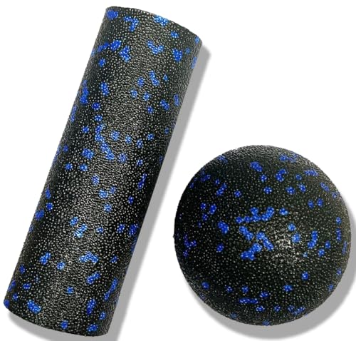 Mini Foam Roller for Deep Tissue Massage - Blue High-Density Support