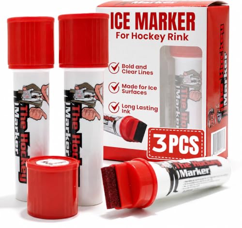Ice Hockey Line Marker for Rink Training and Practice - Red