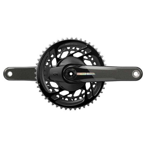 SRAM, Force D2 2x, Power Meter Crankset, Speed: 12, Spindle: 28.99mm, BCD: Direct Mount, 48/35, DUB, 175mm, Black, Road Disc