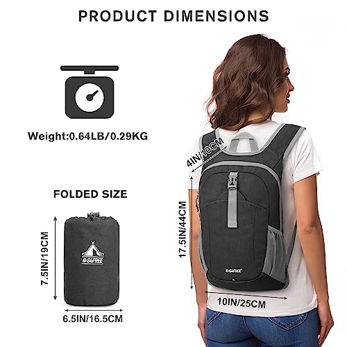 G4Free 12L Hiking Backpack, Lightweight Small Hiking Daypack for Outdoor Travel Mini Foldable Shoulder Bag