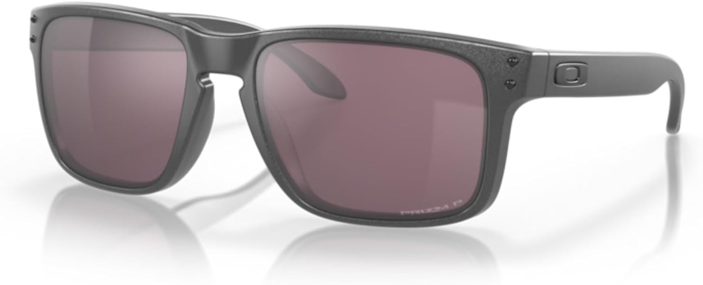 OAKLEY Holbrook OO9102 Square Sunglasses for Men+ Bundle Accessory Leash Kit, Microfiber Pouch