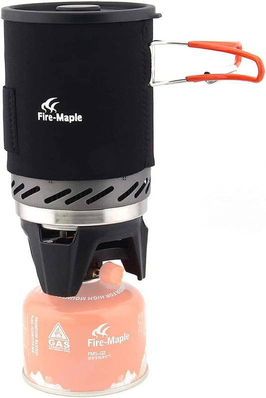 Fire-Maple Fixed Star 1 Camping Backing Stove Cooking System with Camp Pot Portable Propane Gas Stove Burner