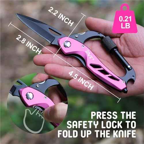 Gifts for Mom Women, Wife - Christmas P-ink Multitool, Stocking Stuffers, Girlfriend, Best Friends, Unique Gift ldeas for Women, Cool Gadgets, Mother's Day, Valentines Day Birthday Gifts for Women