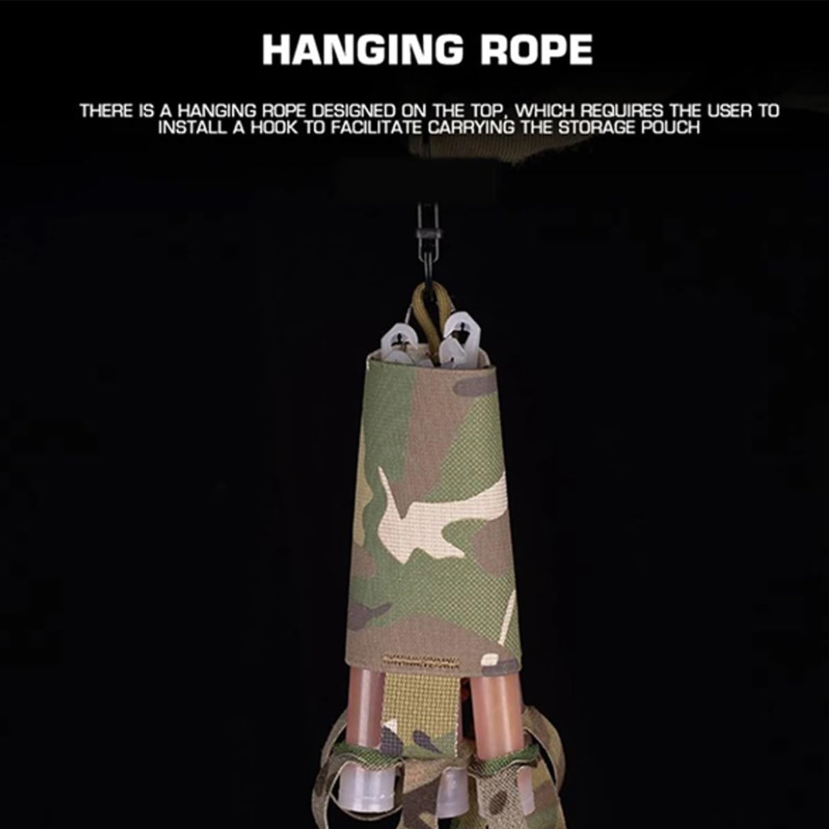 Glow Sticks Pouch Tactical Chemlight Holders Outdoor Adventure Hunting Airsoft Gear