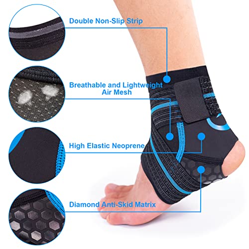 Nvorliy AquaFlex Pro Ankle Brace Small - Water Sports Support for Swimming & Diving