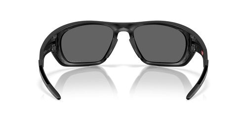 Oakley Men's OO9431 Lateralis Rectangular Sunglasses, Matte Black/Prizm Black Polarized, 60 mm