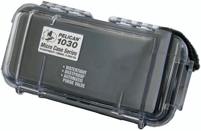 Pelican 1020 Micro Case (Black/Clear)