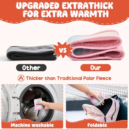 Kids Winter Ear Headband for Girls Boys Thickened Fleece Children Warmers Ear Muffs for Cold Weather Running Cycling