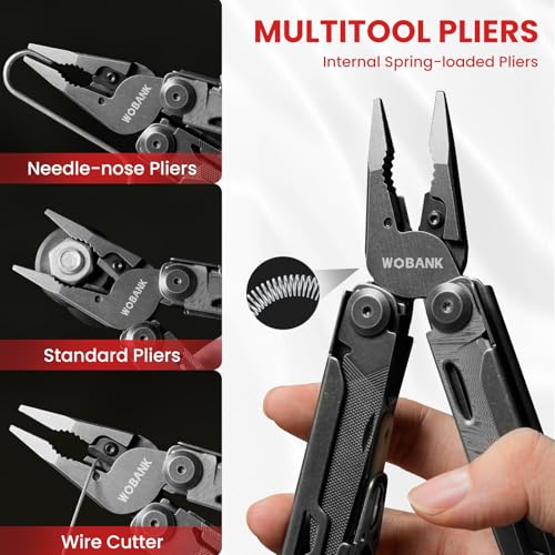 33-in-1 Multitool Pliers Full-Size EDC Knife Stainless Steel - Variation of THIS listing