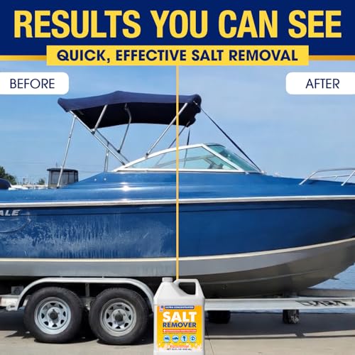 Salt Remover Kit for Boats and Vehicles - 32oz Concentrated Salt Dissolver