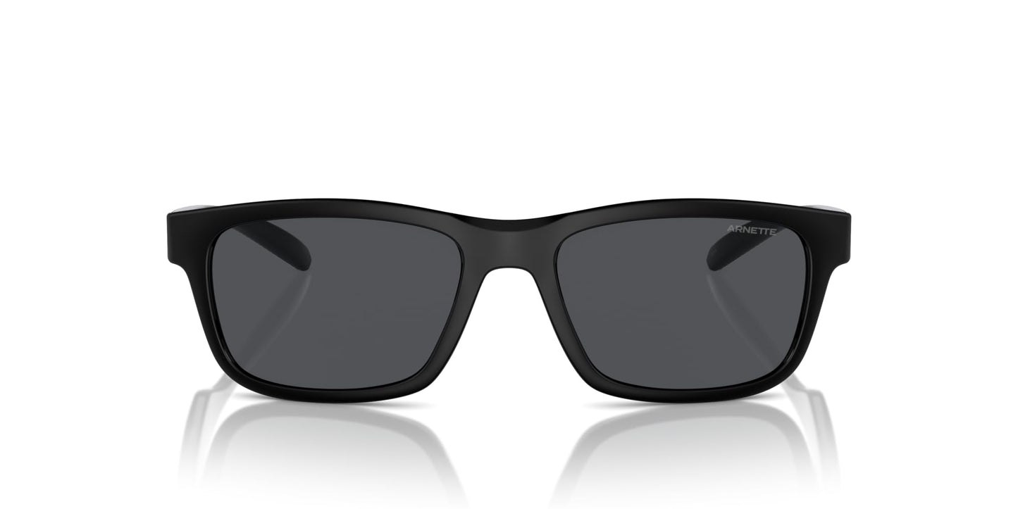 ARNETTE Sunglasses AN 4340 290087 Recycled Black Matte/Shiny/Dark Grey Policar
