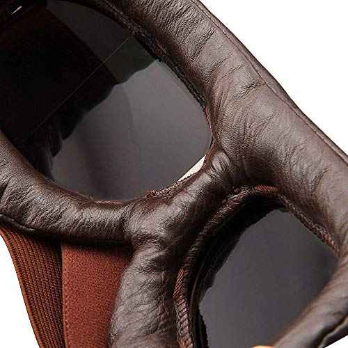 Peicees Vintage Helmet Goggles Motorcycle Goggles Bike Motorcross Pilot Goggle