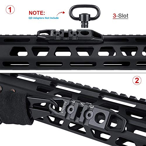 Multi-Slot Aluminum Rail for MMlocks and KKeymods System - 3, 7, 11 Slots