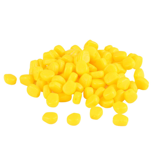 100 Pcs Fake Corn Carp Fishing Bait, Soft Silicone Simulation Easy Floating Lure with Attractive Eye-Catching Color, Bait Equipment for Trout Catfish Carp Catfish in River Lake Reservoir (100 Pcs)