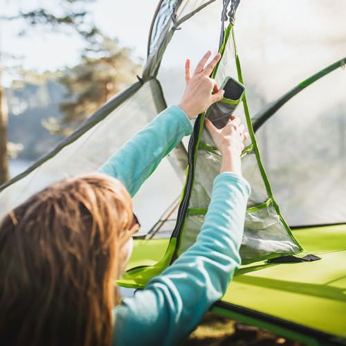 Tentsile Connect V3 2-Person Tree Tent Hammock, The Original Tree Tent Company, 880 Pound Capacity, Portable Treehouse, Heavy Duty Ratchets Included, Designed in The UK (Dark Grey)