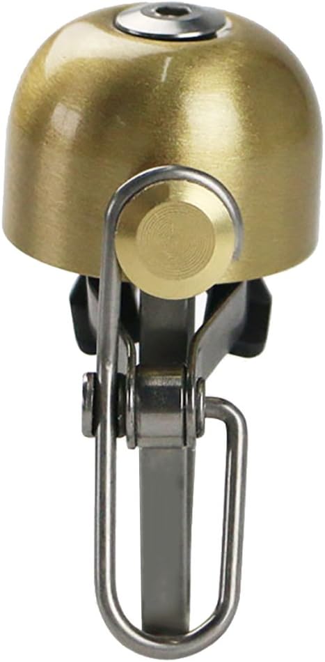 Pioneeryao Bell for Bike, Bike Bicycle Bell for Road Bike Mountain Bike BMX Bikes (Copper Brown)
