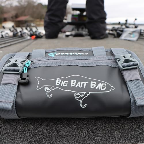 Big Bait Storage Bag for Large Fishing Lures - Roll-Up Tackle Organizer