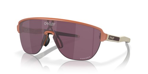 Oakley OO9248A Corridor Low Bridge Fit Rectangular Sunglasses, Matte Ginger/Prizm Road Black, 42 mm