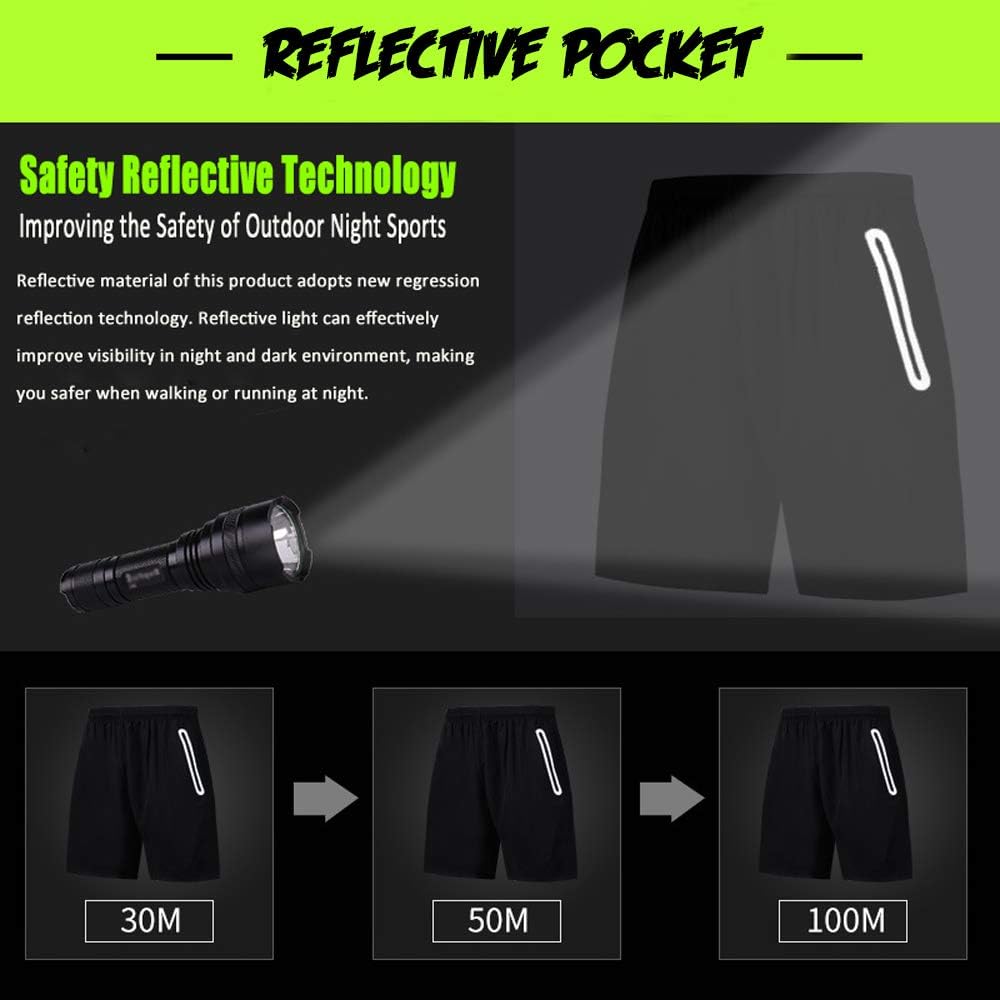 Holure Men's Sports Running Set (Pack of 5) Athletic Shirt+Short/Compression Shirt+Pants with Coat Tracksuit Gym Suits Grey 04 L