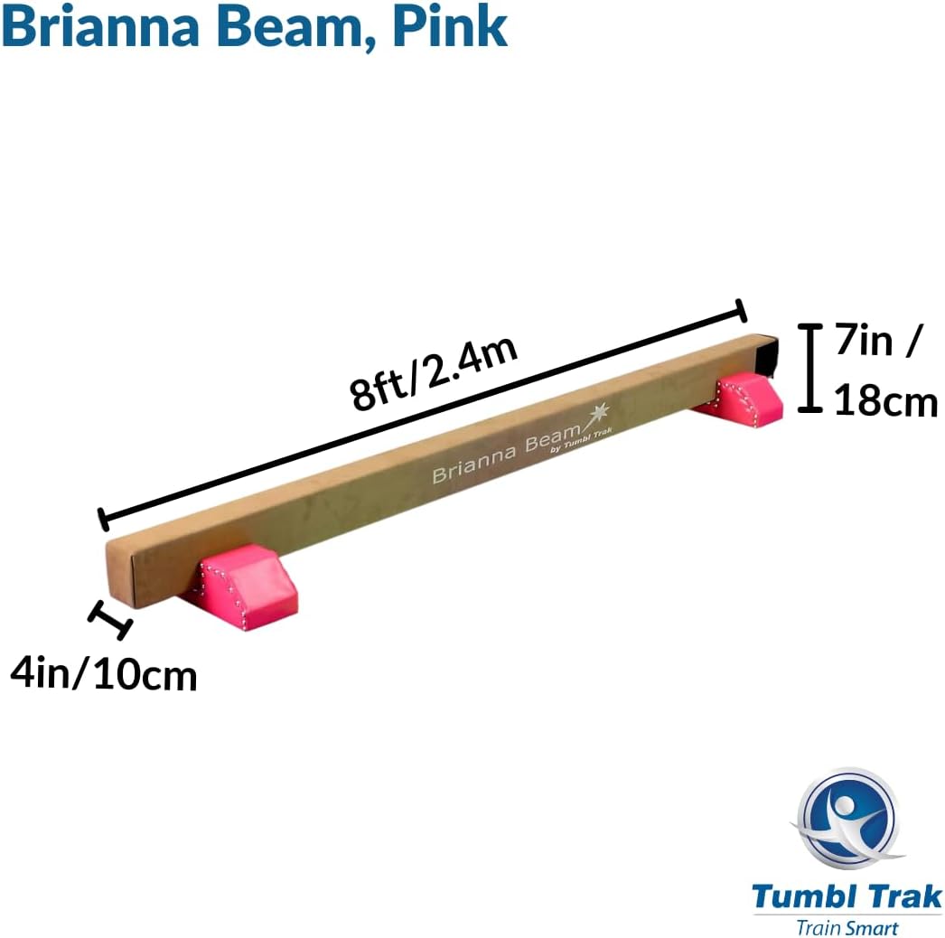 Tumbl Trak Brianna Balance Beam, Suede