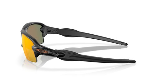 Oakley Men's Oo9271 Flak 2.0 Low Bridge Fit Rectangular Sunglasses, Matte Black/Prizm Ruby, 61 mm