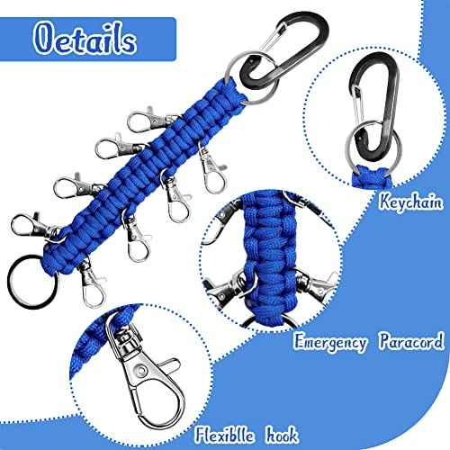 Lovecheer 2PCS Cheer Bows Holders Paracord Handmade Cheer Bow Accessories for Cheerleading Teen Grils High School Sports