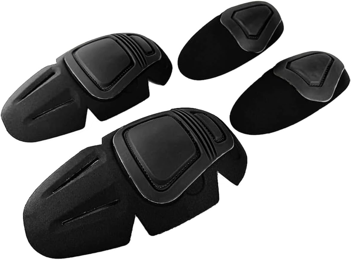 Tactical Military Paintball Elbow Knee Pads Airsoft Combat Protective Set