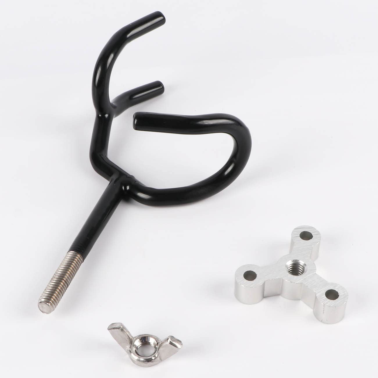 4pcs Sure Grip Steel Boat Rod Holder 20 Degree PVC Coated Steel Wire Fishing Pole Holder