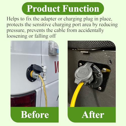 Golf Cart Charging Port Adapter Plate 1 Pc for EZGO TXT 36V & Noco GCP1 110V