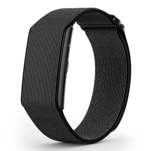 Domhong Black Screenless Fitness Smart Bracelet, 24/7 Sleep & Health Tracker