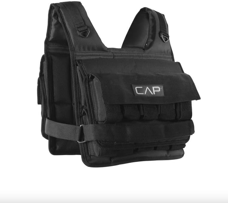 Adjustable Weighted Vest by CAP Barbell | Custom Fit for Enhanced Workouts