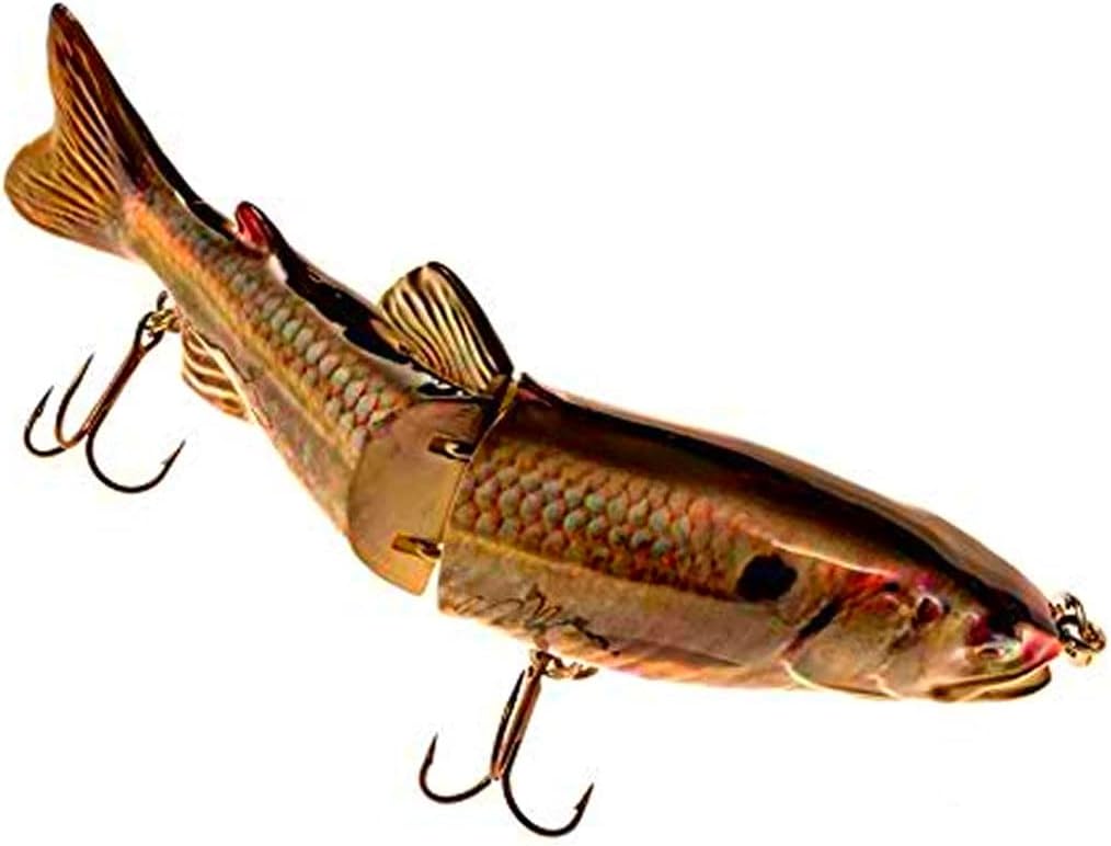7" RF Glider Glide Bait Bass Musky Striper Fishing Big Lure Multi Jointed Shad Trout Kits Slow Sinking